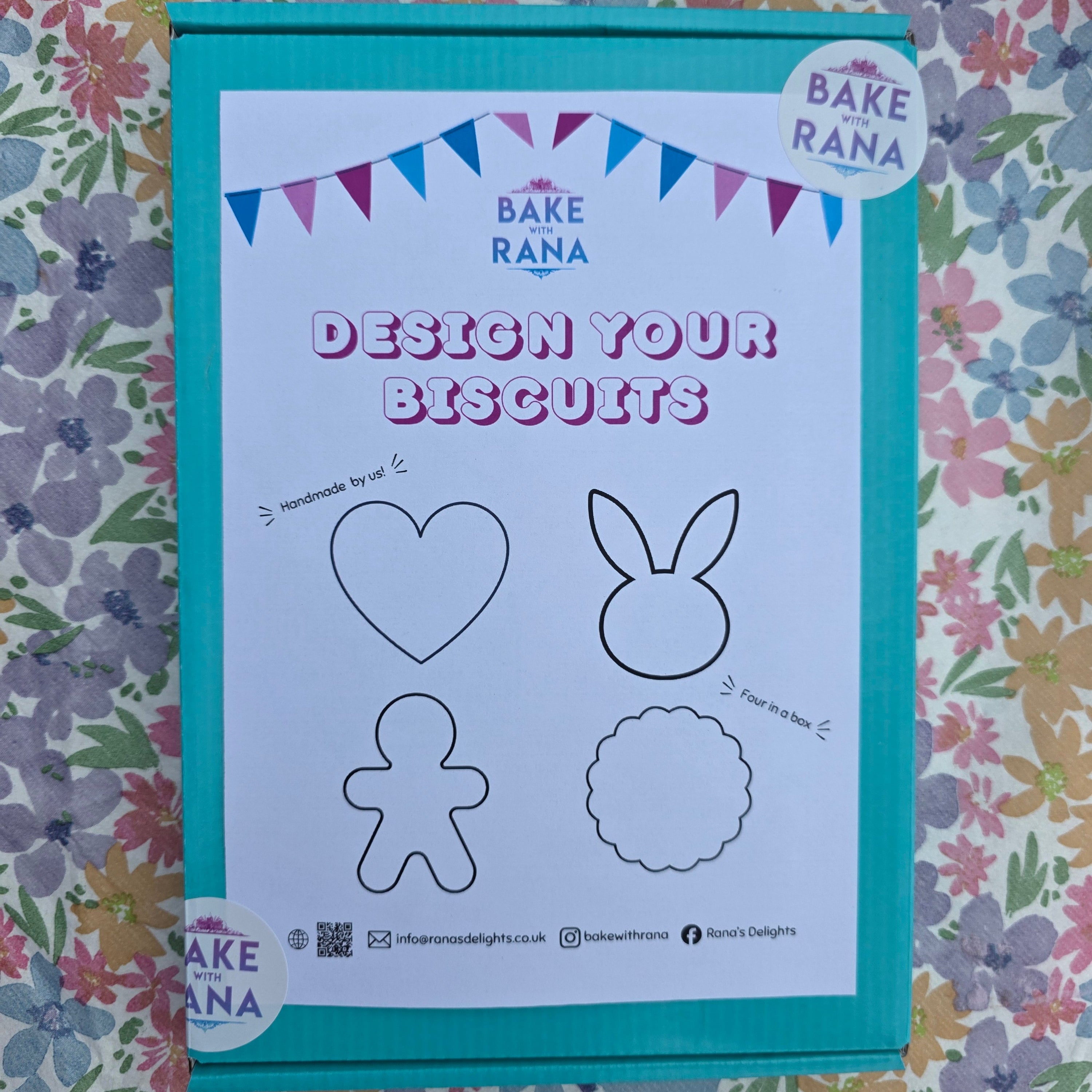 Biscuit Decorating Box with Design Sheet